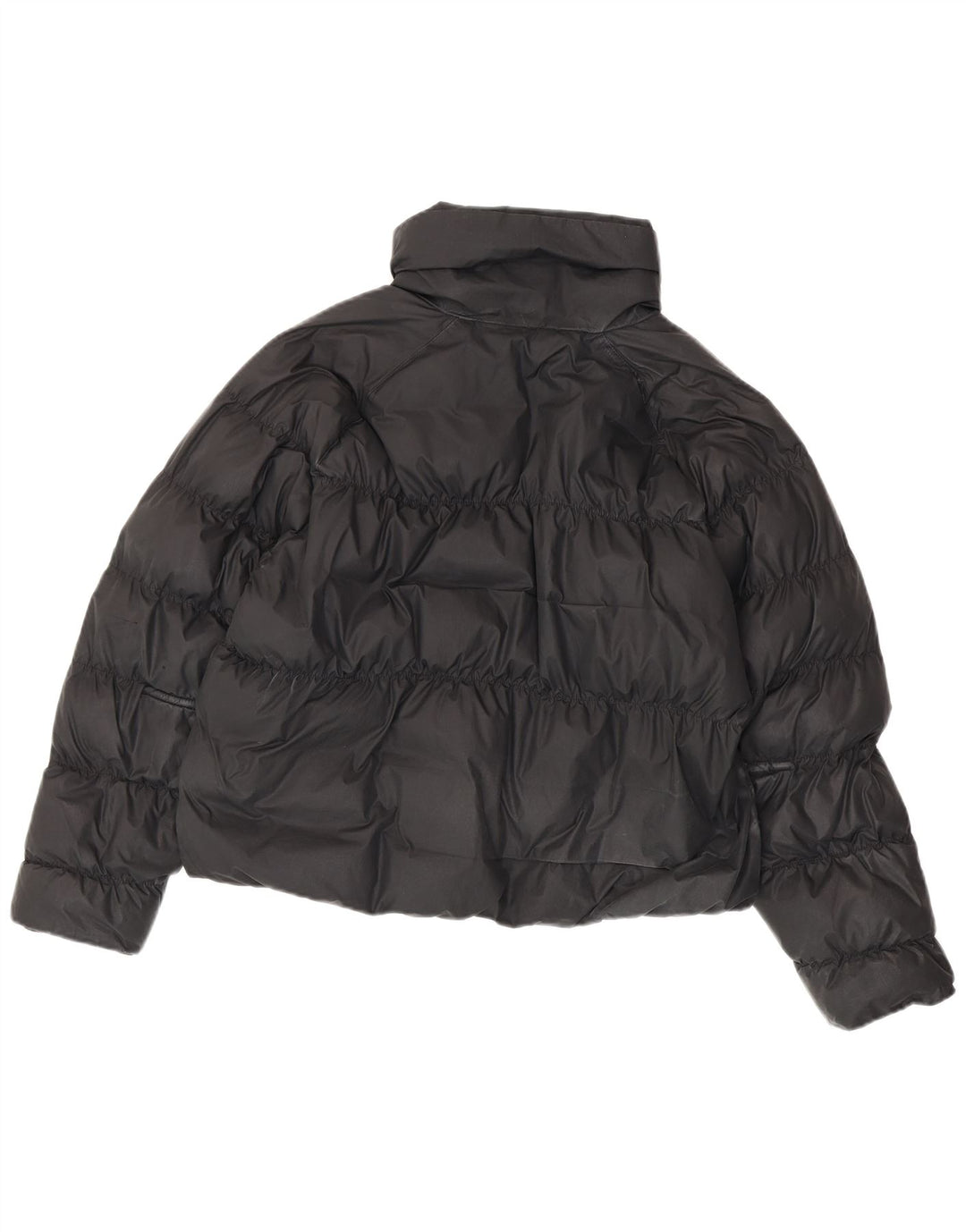 Jachetă căptușită supradimensionată pentru femei Nike, UK 10, poliester negru mic