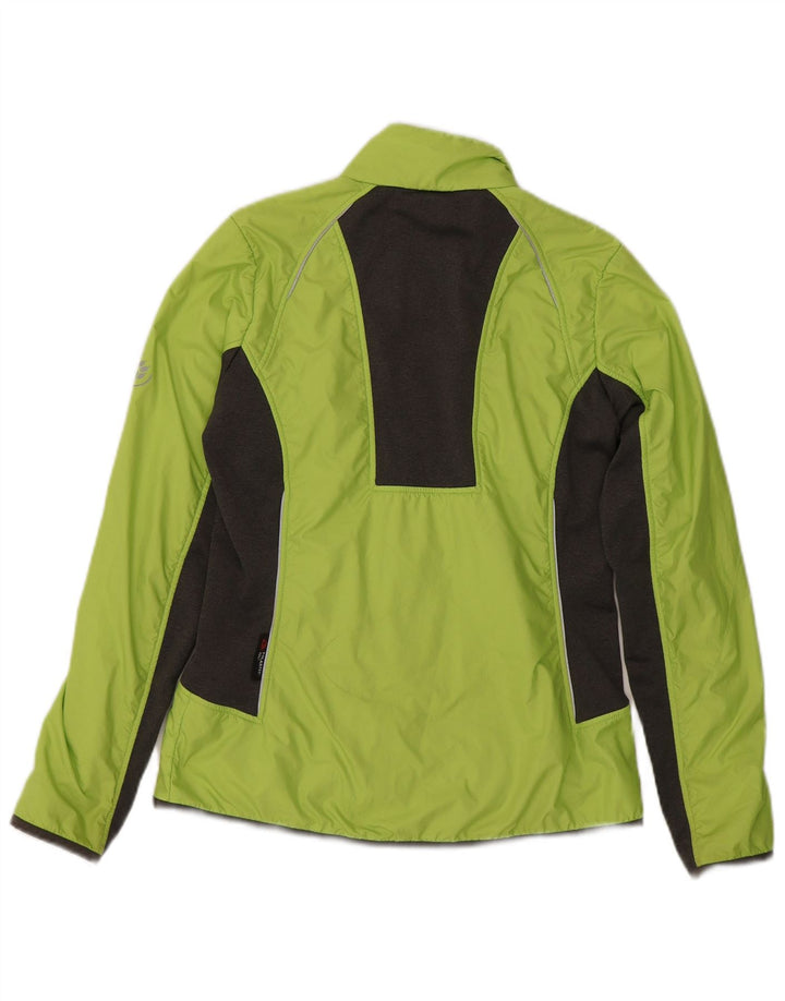 JACK WOLFSKIN Womens Tracksuit Top Jacket UK 12/14 Medium Green