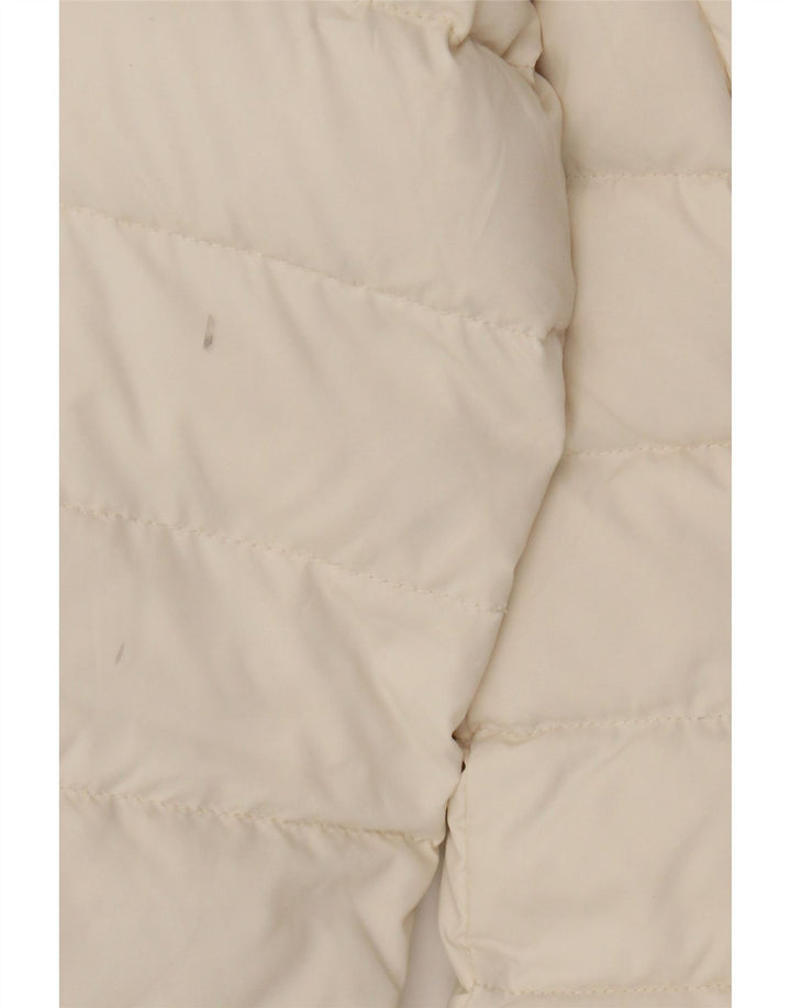 TOMMY HILFIGER Womens Padded Jacket UK 10 Small White Polyester Vintage Tommy Hilfiger and Second-Hand Tommy Hilfiger from Messina Hembry 