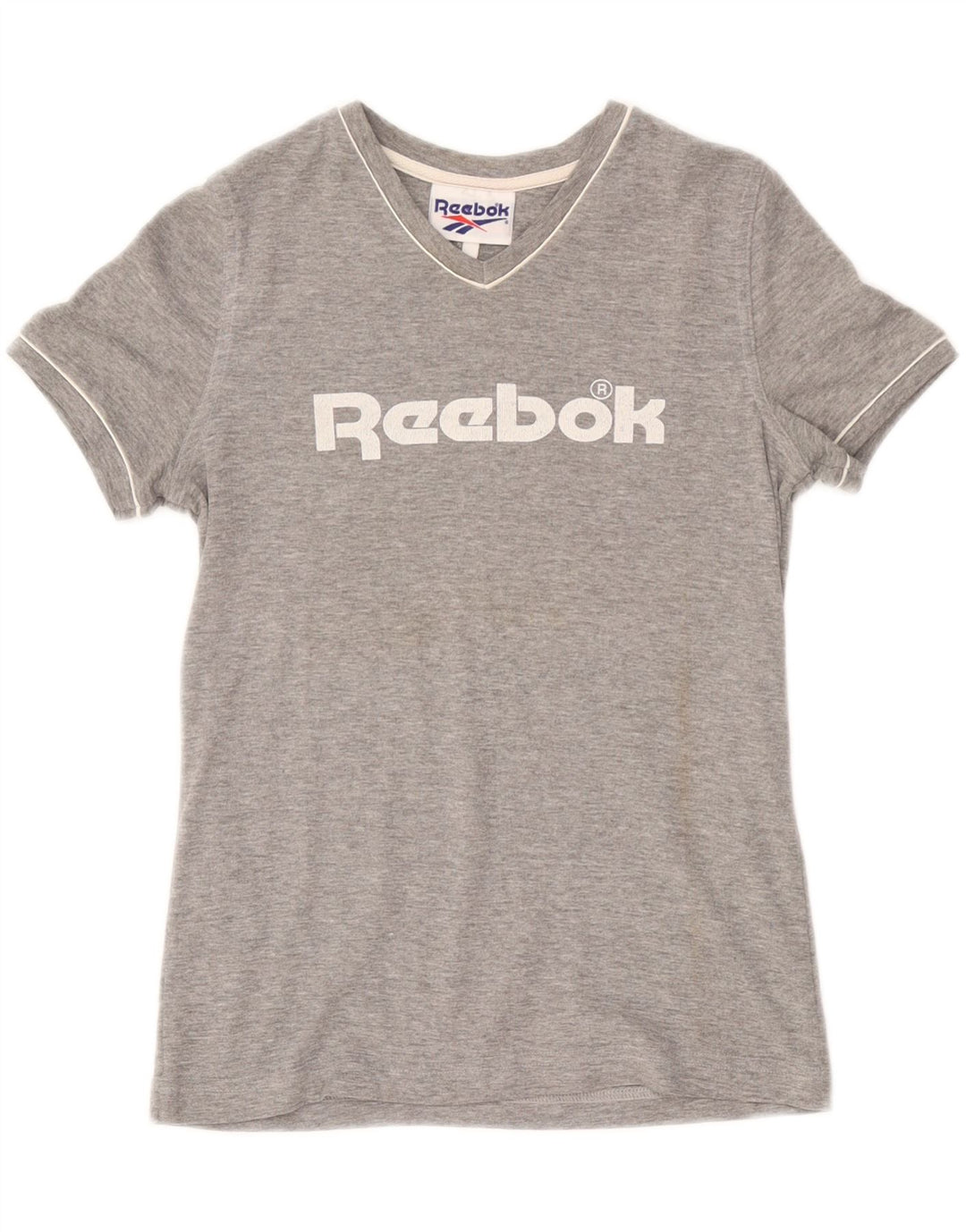 Tricou grafic pentru femei REEBOK Top UK 14 Medium Gri Bumbac