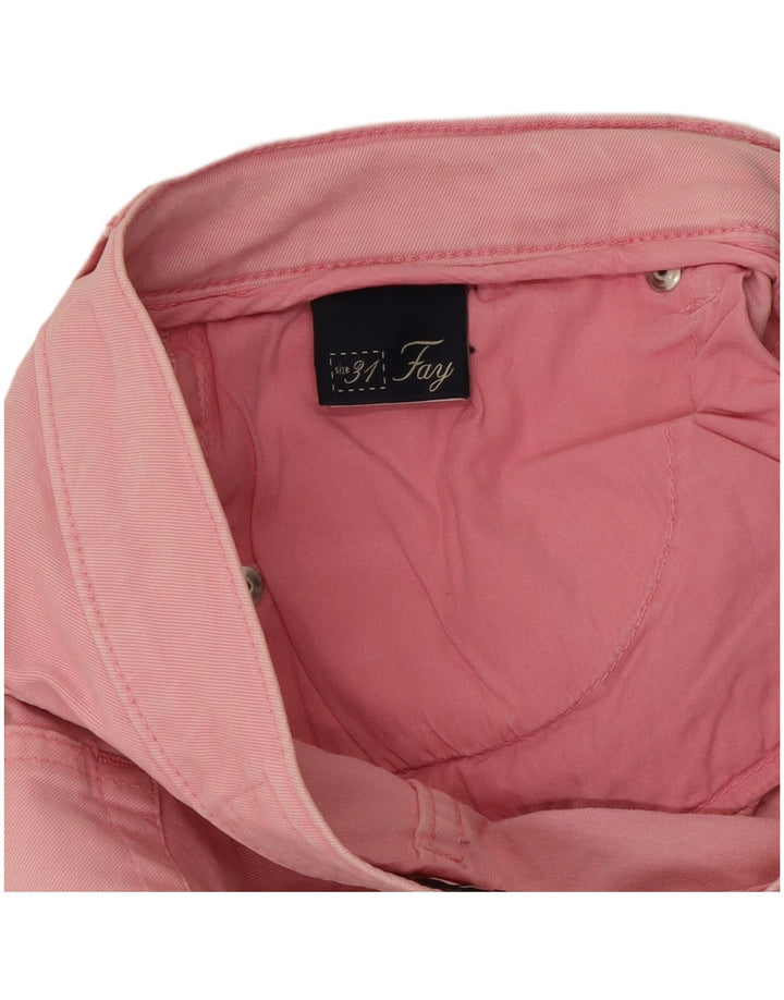 Fay Blugi drepti pentru femei W31 L27 bumbac roz