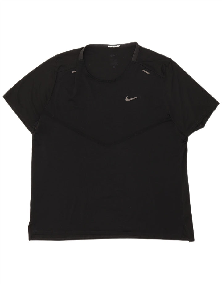 Tricou NIKE Dri Fit pentru bărbați Top XL Poliester negru