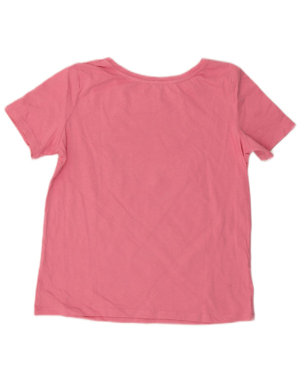 Top tricou cu grafic Dora Crop ZARA pentru femei UK 10 Small Pink