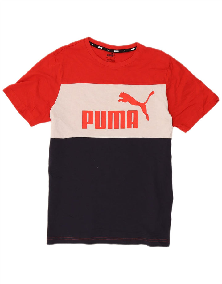 Tricou grafic Puma pentru bărbați Top mic, multicolor, bumbac color bloc