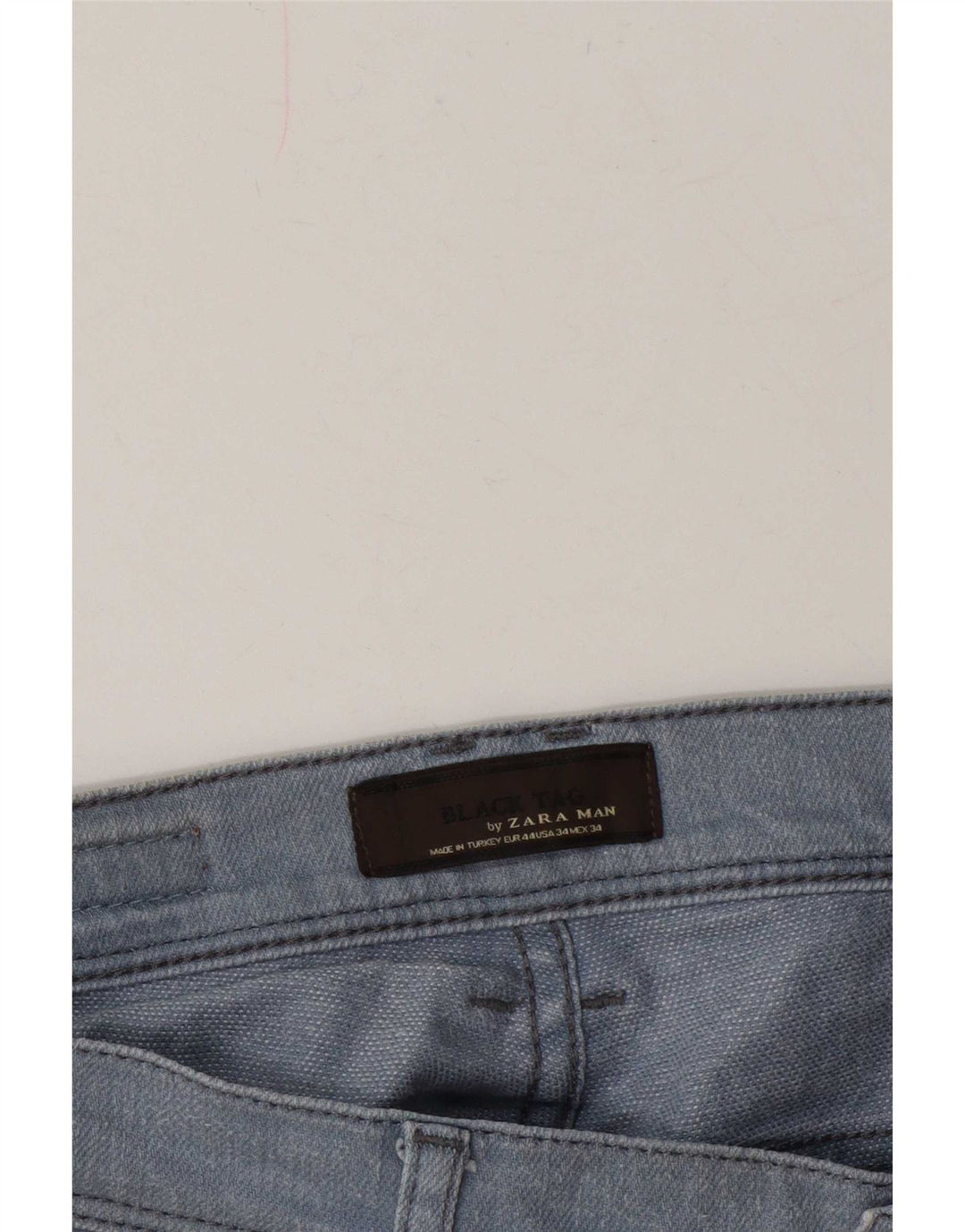 Blugi slim pentru bărbați Zara EU 44 Large W34 L32 Albastru