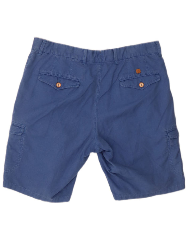 Pantaloni scurți cargo Massimo Dutti pentru bărbați EU 42 Large W32 Blue