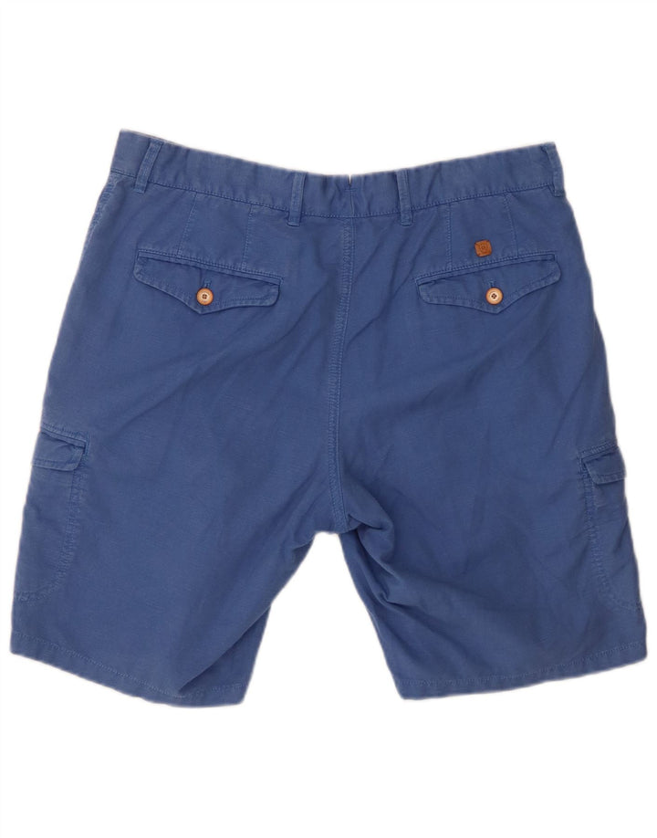 Pantaloni scurți cargo Massimo Dutti pentru bărbați EU 42 Large W32 Blue