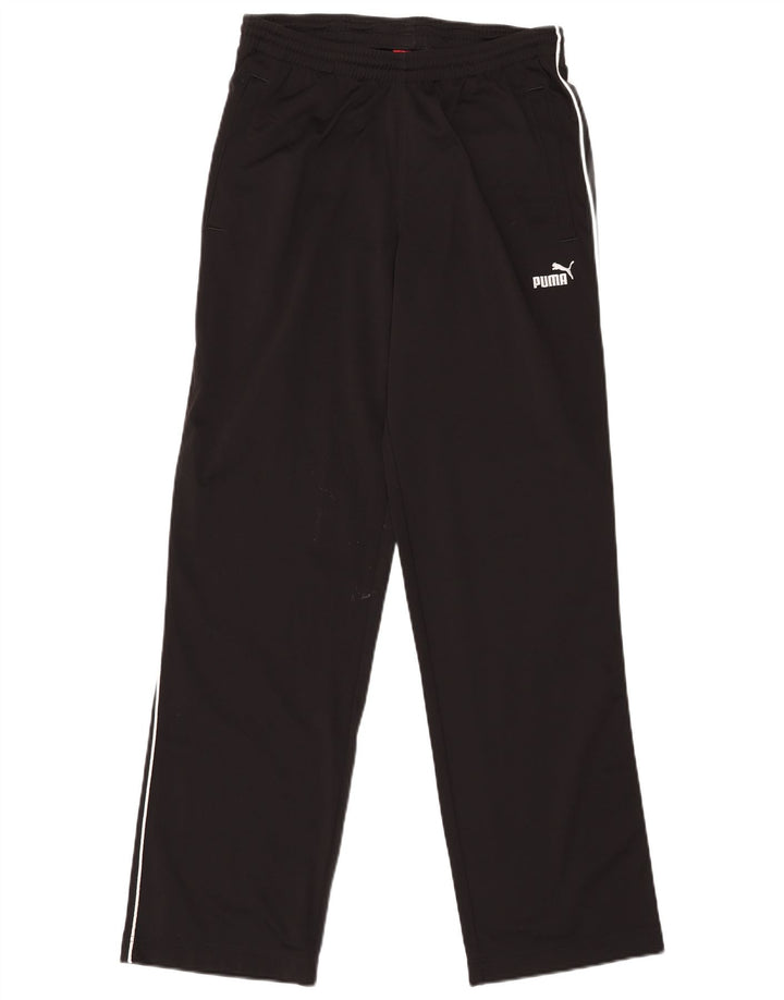 Pantaloni de trening Puma pentru bărbați, poliester mediu negru