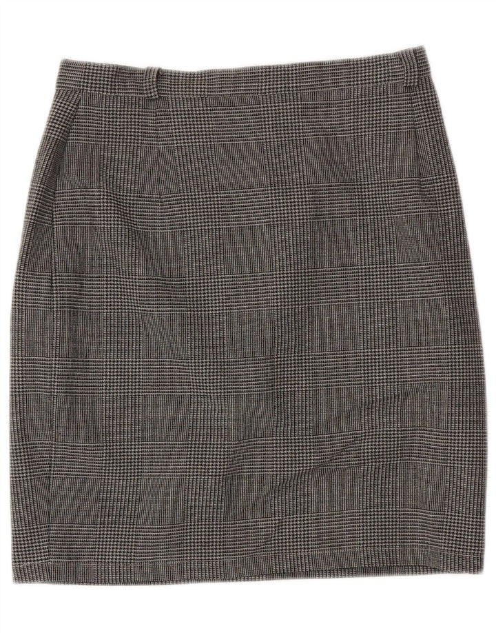 Fusta creion de weekend pentru femei MAX MARA UK 14 mare W29 gri