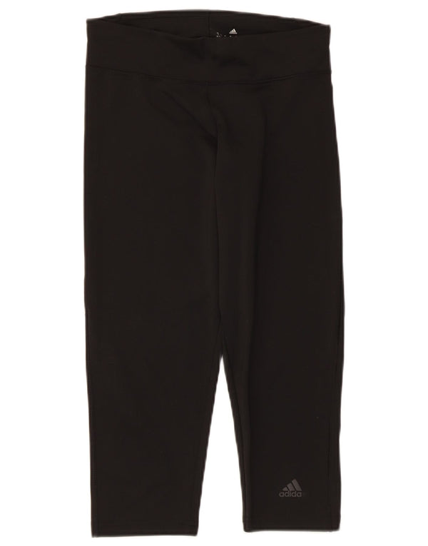 Leggings Adidas Climalite Capri pentru femei UK 8/10 Small Black