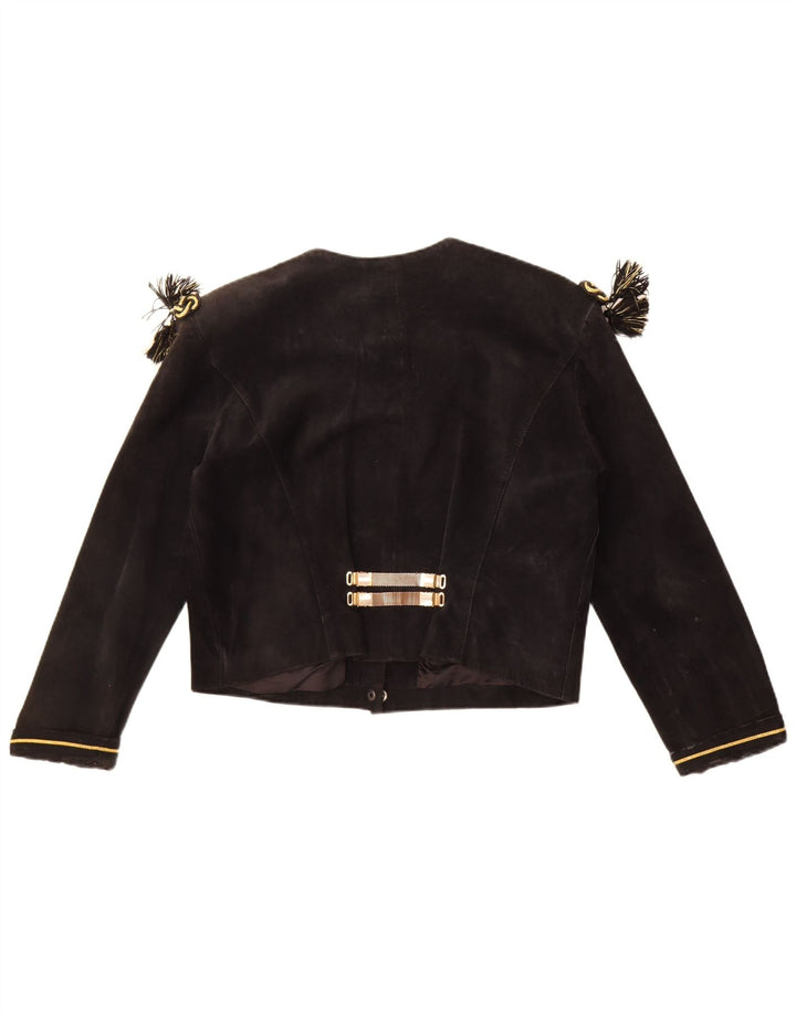 Jachetă de piele intoarsă pentru femei Joy EU 40 Medium Negru