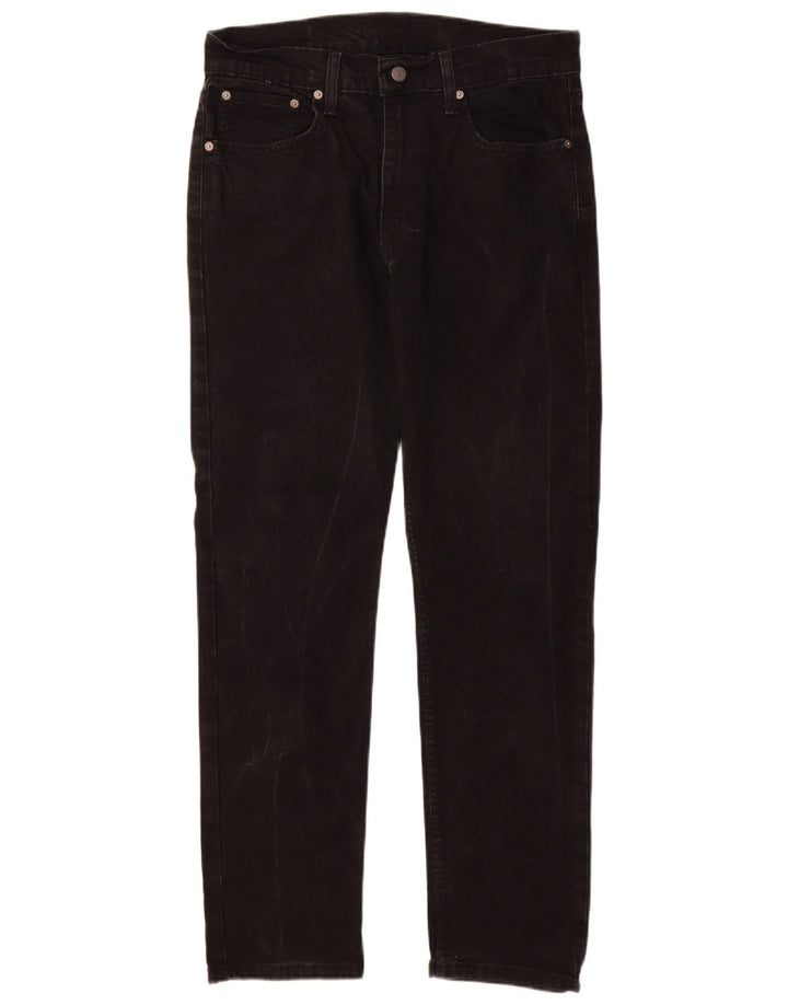 Blugi conici pentru bărbați Levi's 502 W32 L32 bumbac negru