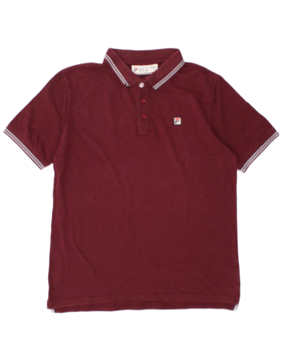 Tricou polo Fila pentru bărbați, bumbac mare maro