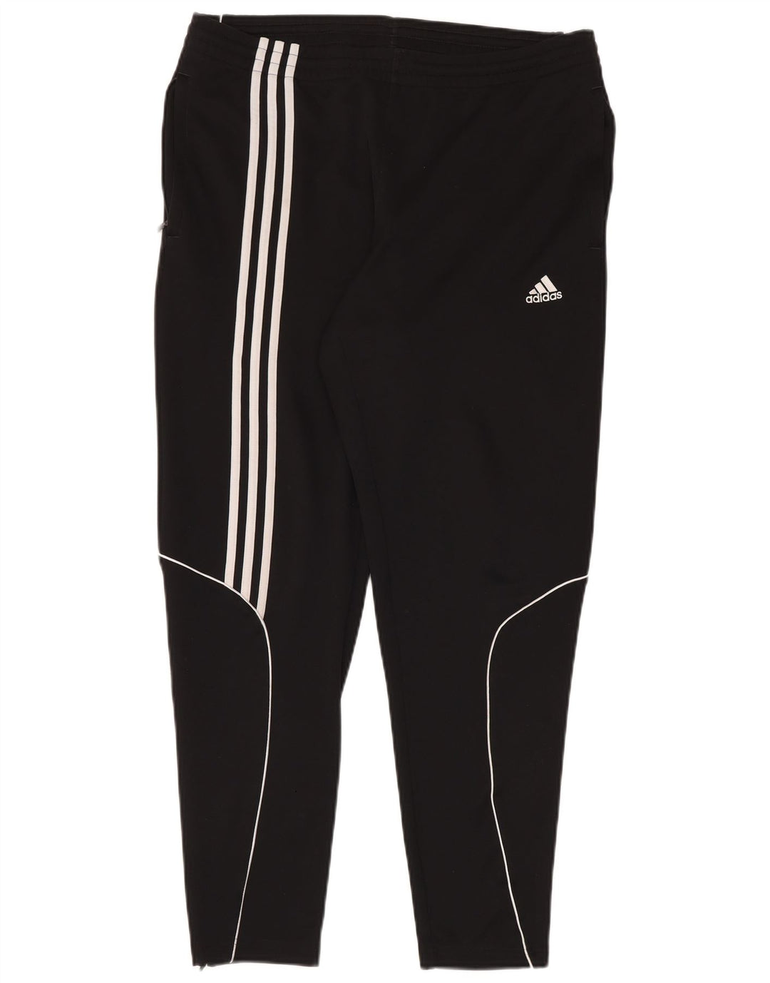 Pantaloni de trening Adidas pentru bărbați, mari, negru, poliester