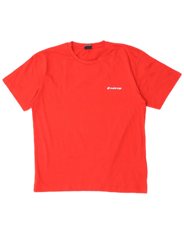 Tricou Bărbați Lotto Top XL Bumbac Roșu