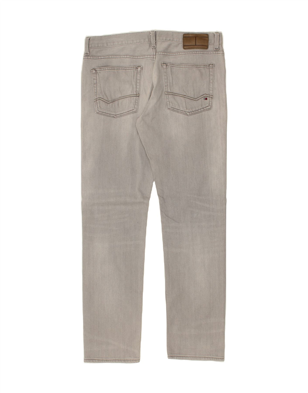 TOMMY HILFIGER Womens Bleecker Slim Jeans W34 L32  Grey Vintage Tommy Hilfiger and Second-Hand Tommy Hilfiger from Messina Hembry 