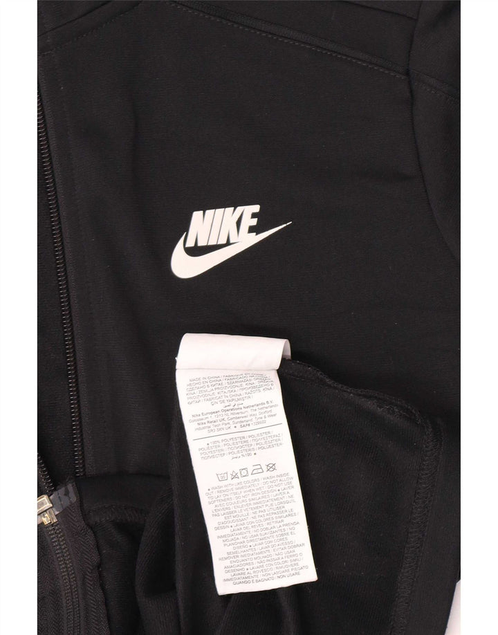 Jachetă de trening pentru băieți Nike 10-11 ani Poliester negru mediu