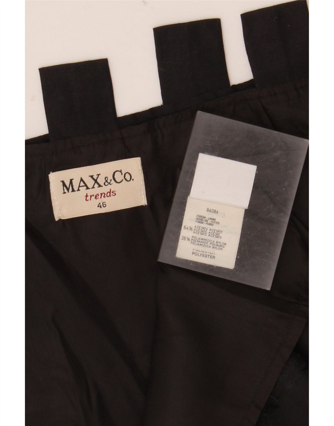 Fusta mini pentru femei MAX & CO. IT 46 Large W34 Acetat negru