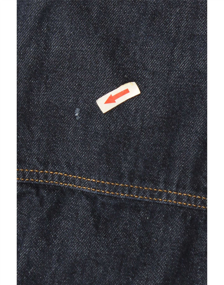 Jachetă de blugi pentru bărbați Zara UK 42 XL Bleumarin Poliester