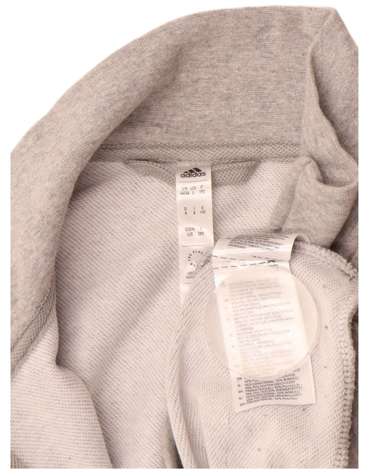 Jachetă de trening pentru bărbați ADIDAS UK 44/46 mare bumbac gri