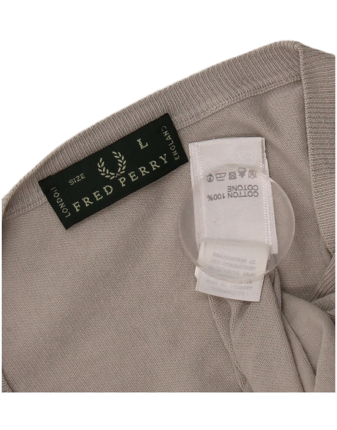 Pulover cardigan pentru bărbați Fred Perry, mare, gri bumbac