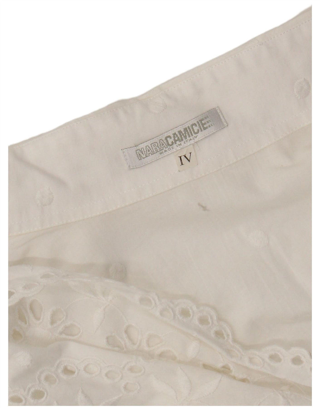 Bluză cămașă Wrap fără mâneci Naracamicie UK 12 Medium White