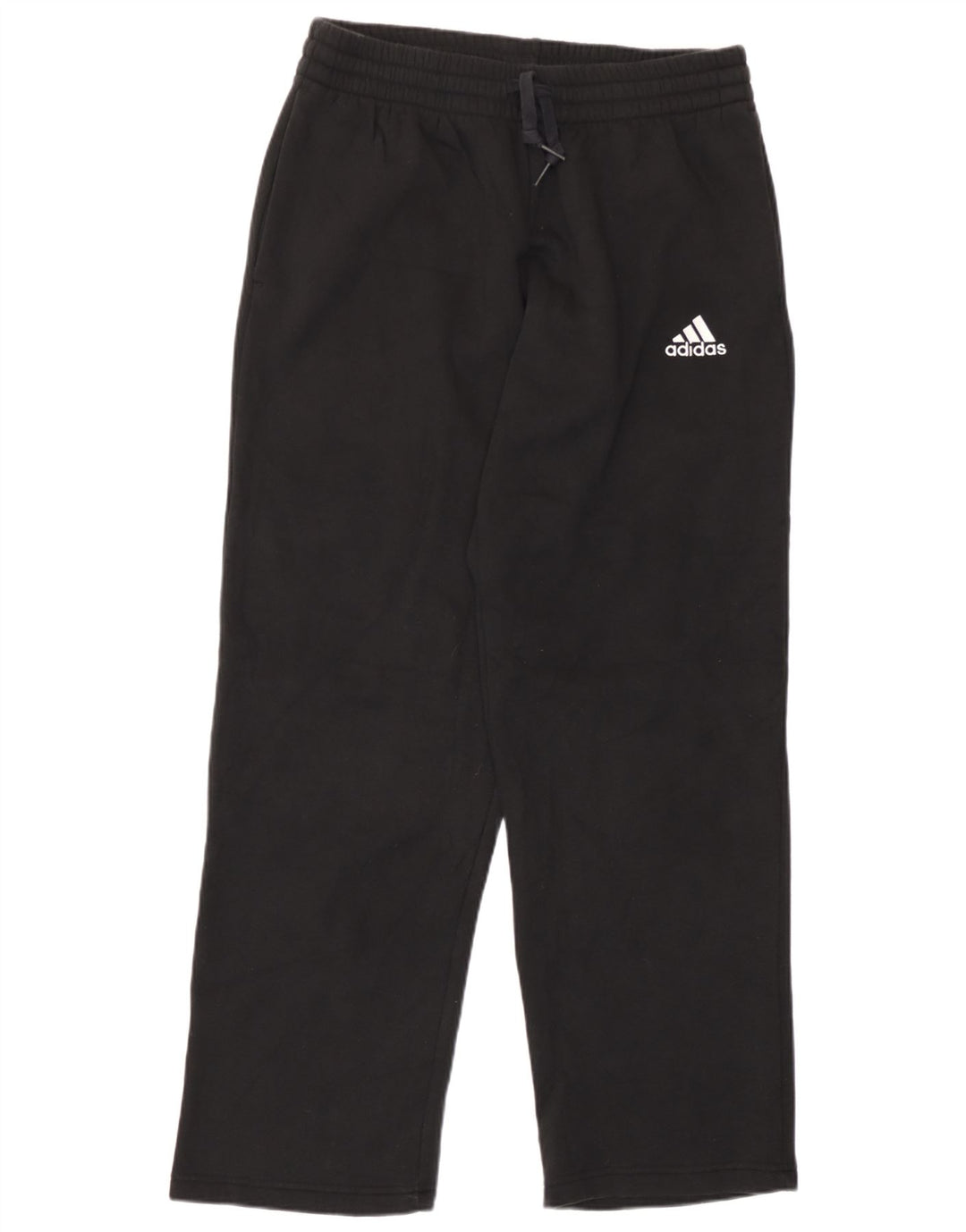 Pantaloni de trening Adidas pentru bărbați, bumbac mediu negru