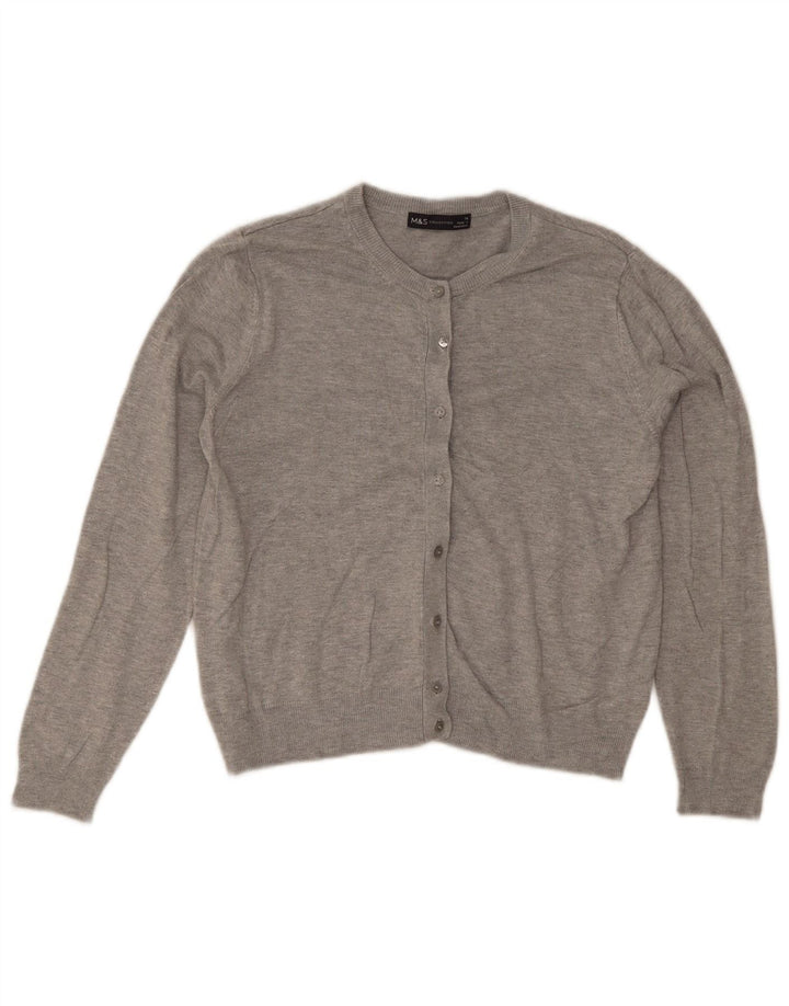 Pulover Bolero pentru femei Marks & Spencer UK 14 Medium Gri Viscose
