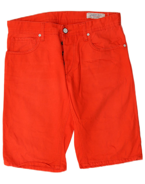 Pantaloni scurți din denim pentru bărbați Jack & Jones W32 Medium Red