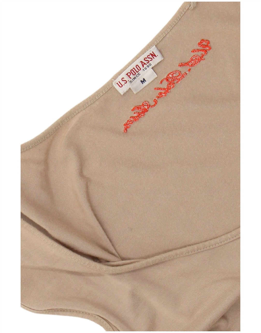 U.S. Polo Assn. Rochie de bază pentru femei UK 12 Medium Bej Colorblock