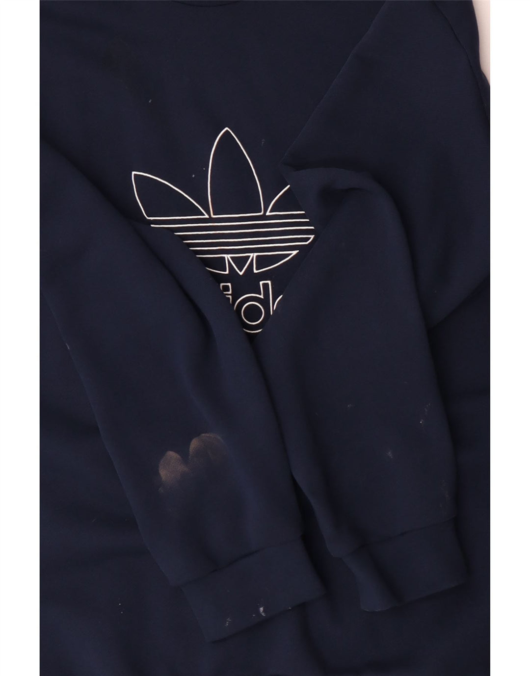 Hanorac grafic pentru bărbați ADIDAS Jumper XL Bumbac bleumarin