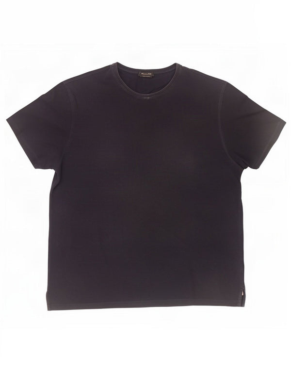 Tricou Massimo Dutti pentru bărbați Top 2XL Bumbac bleumarin