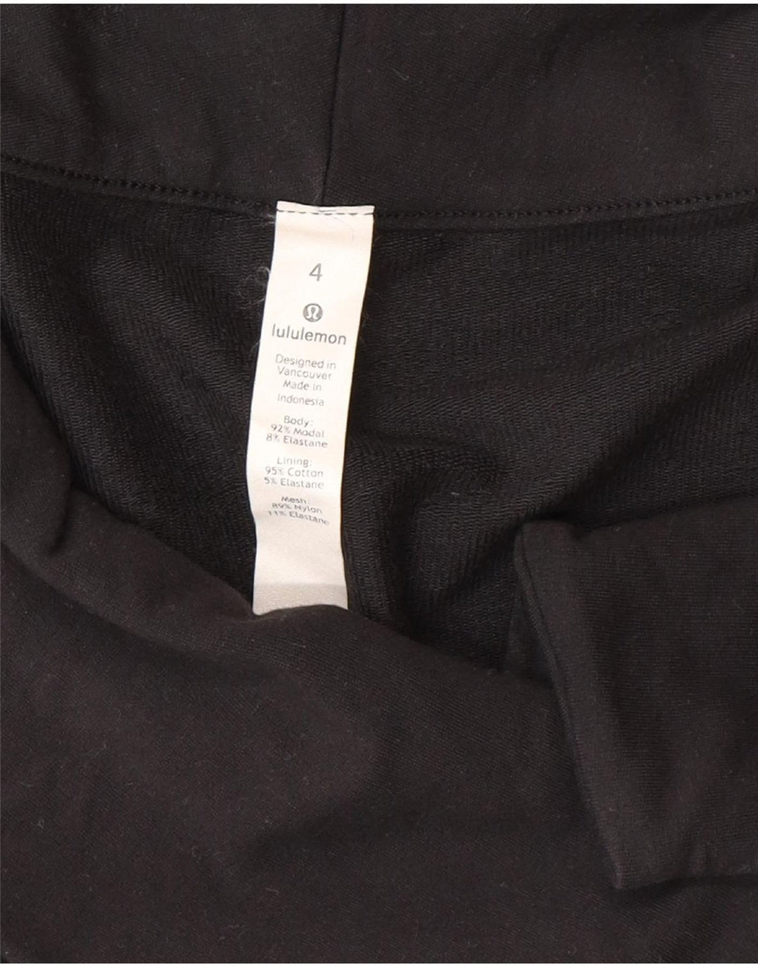 Lululemon Trening Top Jacket pentru femei US 4 Small Black Modal
