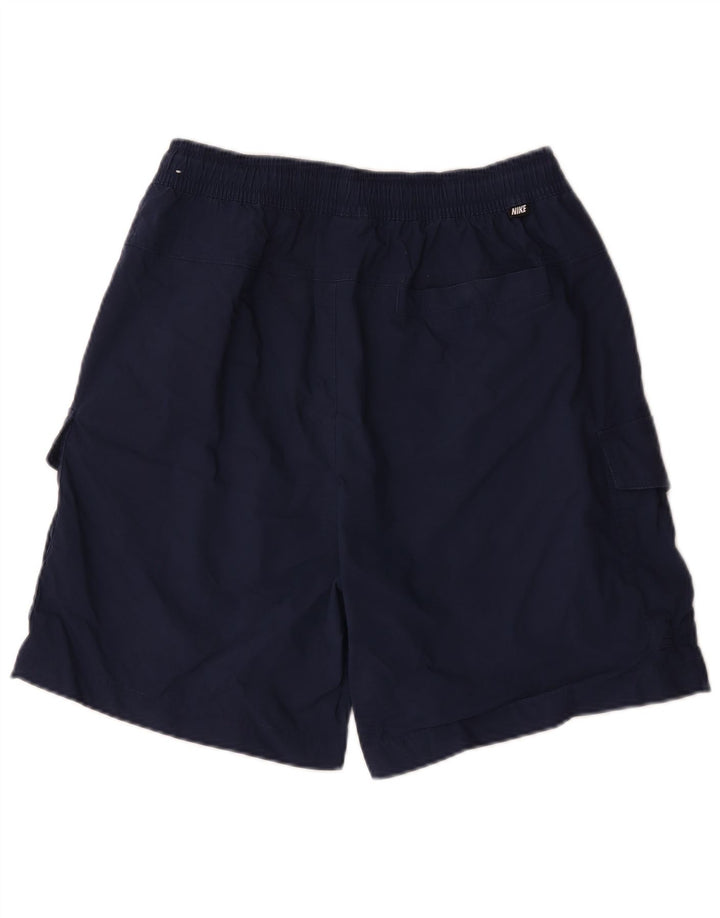 Pantaloni scurți cargo Nike pentru bărbați, mediu W30, bumbac, albastru