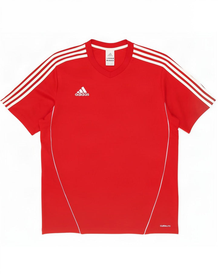 Tricou Adidas Climalite pentru bărbați Top Medium Red Poliester