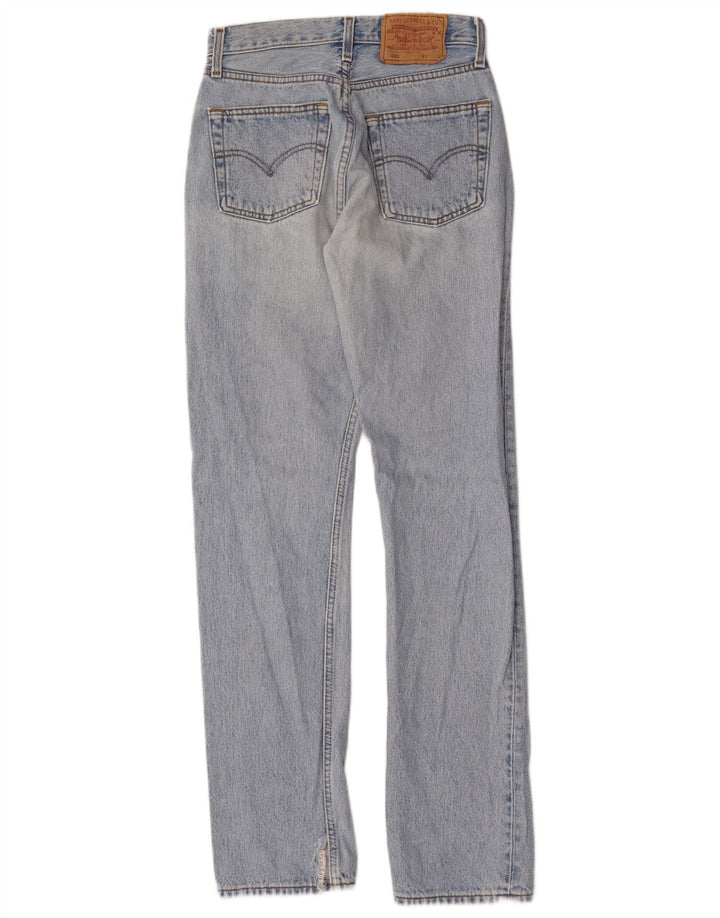 Blugi drepti Levi's 501 pentru femei W27 L32 albastru