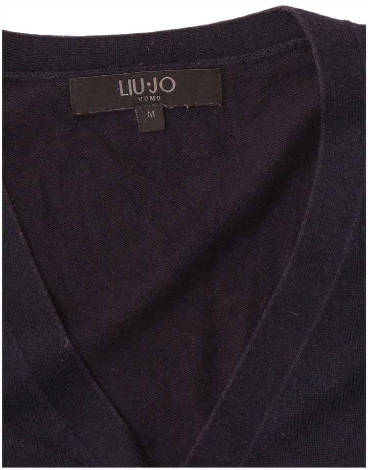 Pulover cardigan pentru bărbați Liu Jo, bleumarin mediu