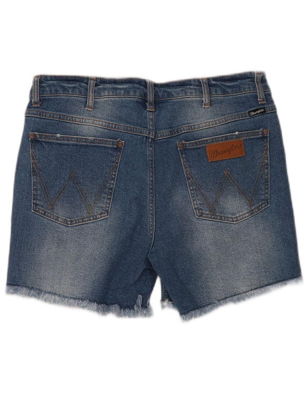 Pantaloni scurți din denim pentru femei WRANGLER US 7 Medium W32 Bumbac albastru