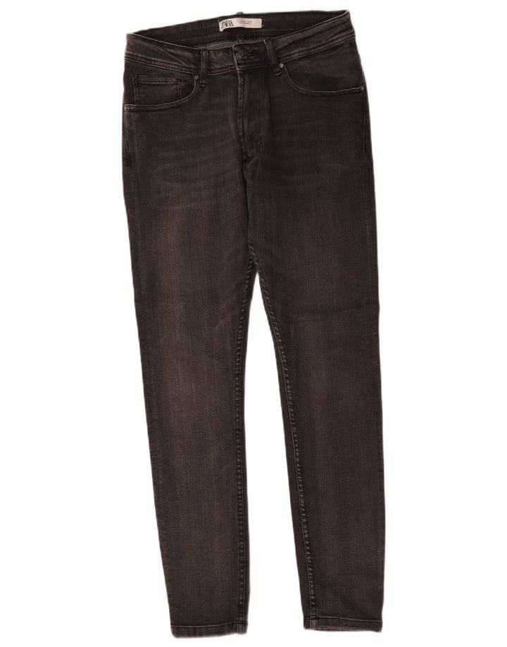 Blugi slim pentru bărbați Zara EU 40 Medium W31 L28 Bumbac gri