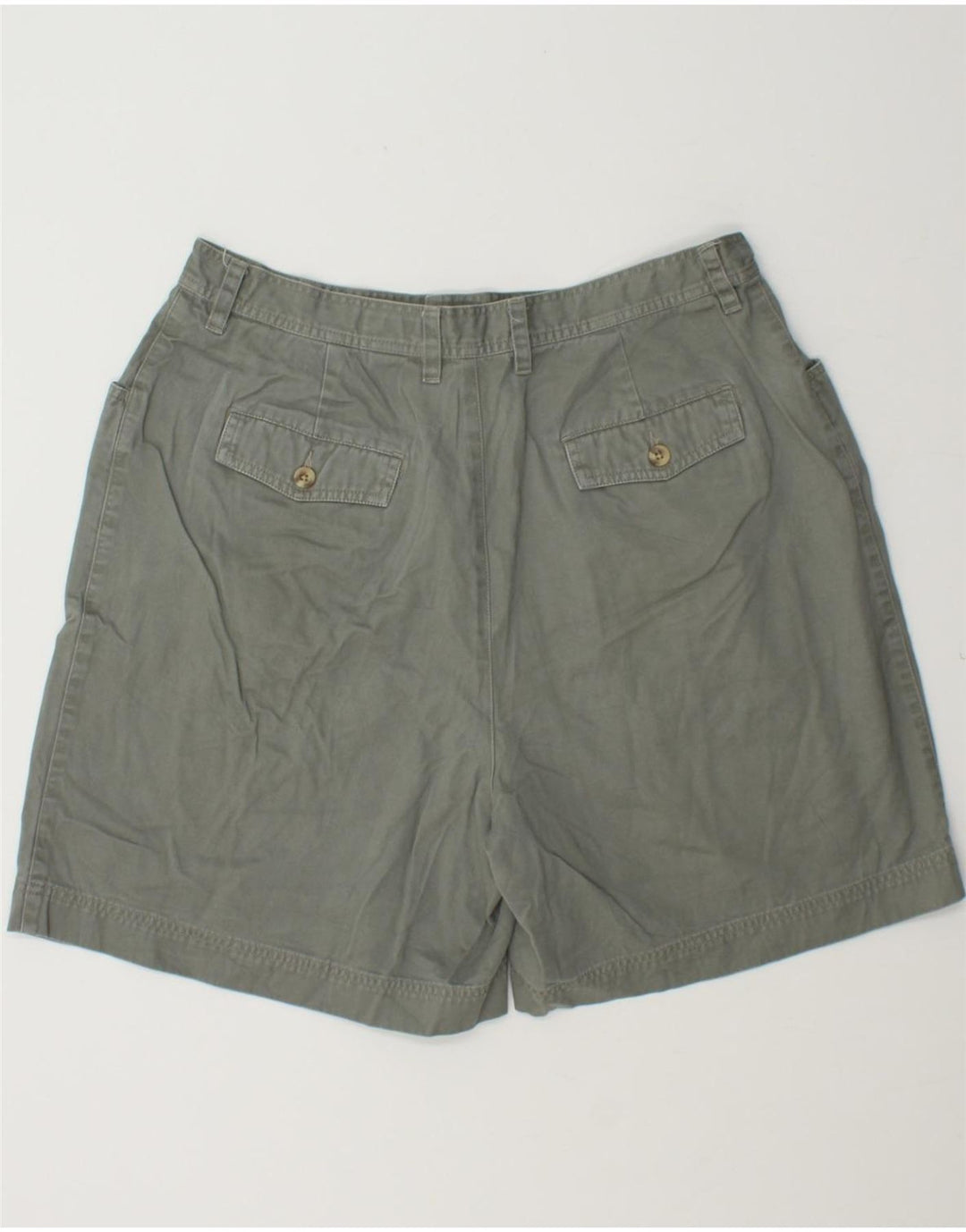 EDDIE BAUER Womens Casual Shorts US 18 2XL W36  Grey Vintage Eddie Bauer and Second-Hand Eddie Bauer from Messina Hembry 