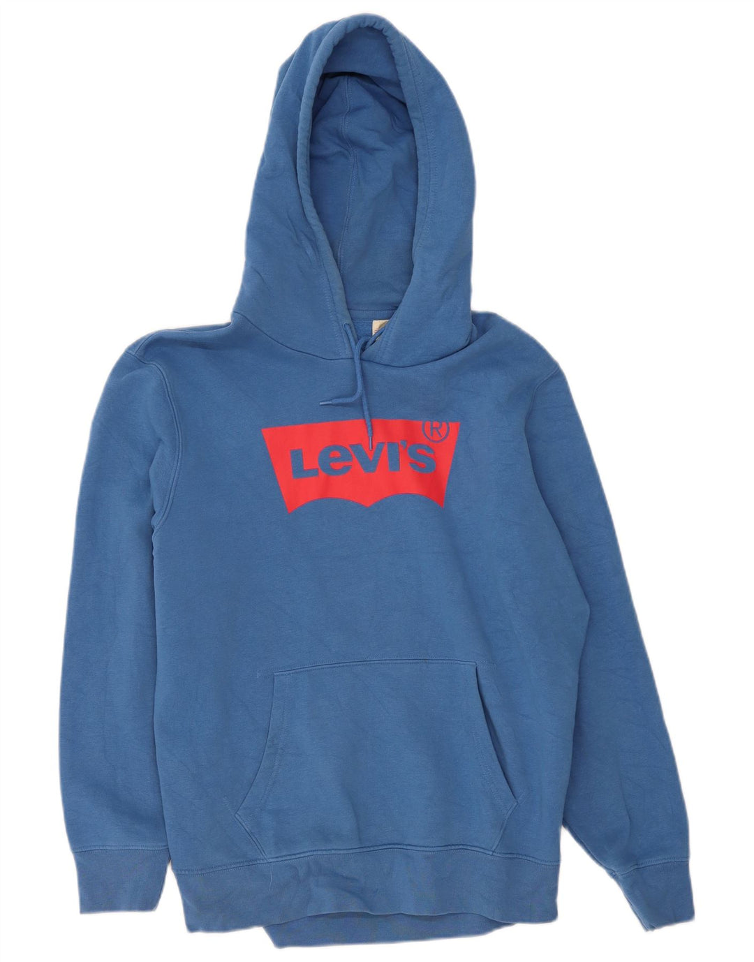 Pulover Levi's Standard Graphic pentru bărbați, albastru mediu