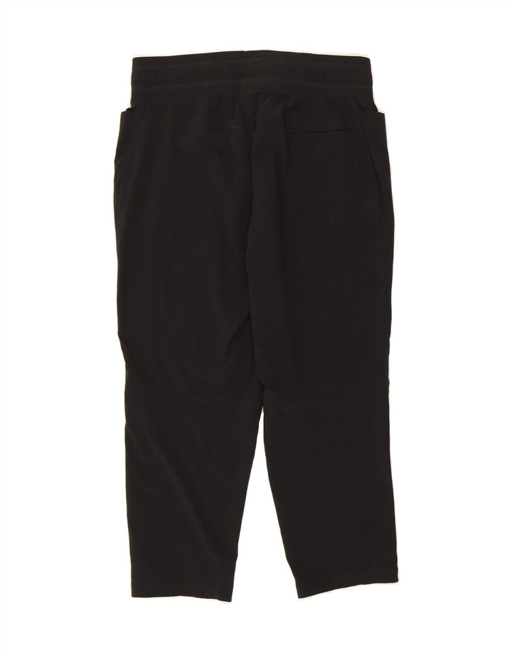 PRANA Womens Crop Tracksuit Trousers UK 10 Small Black Vintage Prana and Second-Hand Prana from Messina Hembry 