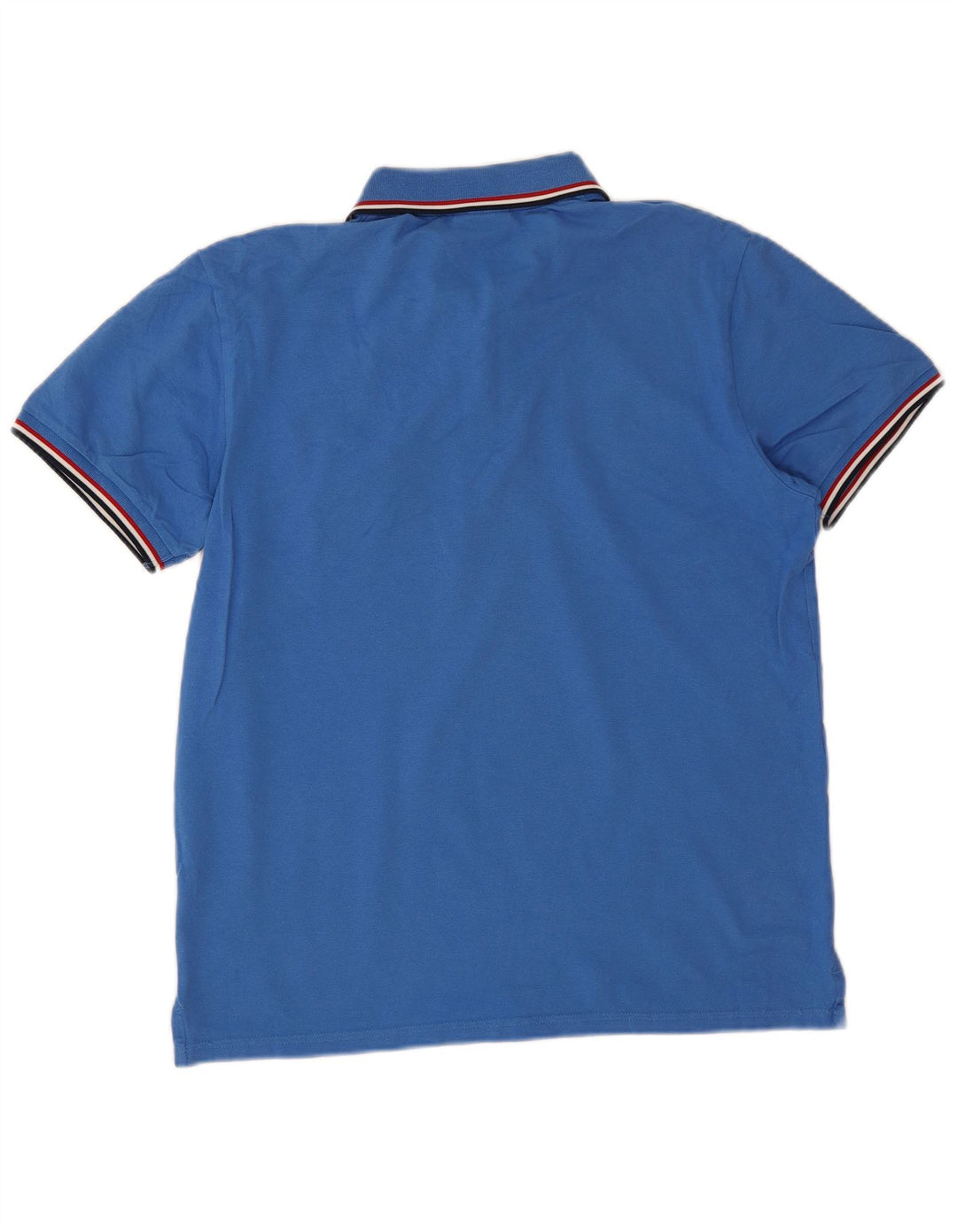 Tricou polo pentru bărbați Gant, bumbac albastru mediu