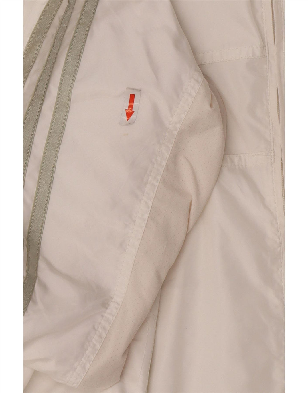 Jachetă de top pentru trening Adidas Clima 365 pentru femei UK 14 Poliester alb mediu