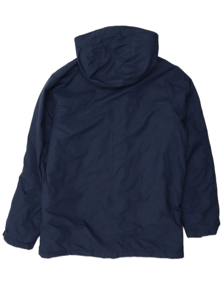 Jachetă de ploaie Columbia pentru bărbați cu glugă UK 38 Medium Navy Blue Marine