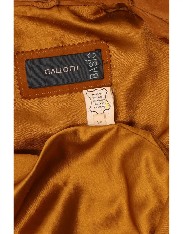 Gallotti Pardesiu de piele intoarsa pentru femei EU 46 XL Bej