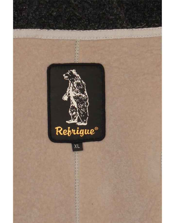 Pulover Refrigue pentru bărbați, cu fermoar, XL, verde