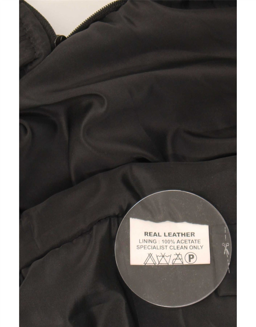 Jachetă de piele vintage pentru bărbați UK 40 Large Black