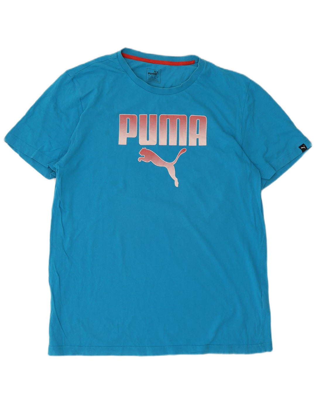 Tricou grafic PUMA pentru bărbați Top mare albastru