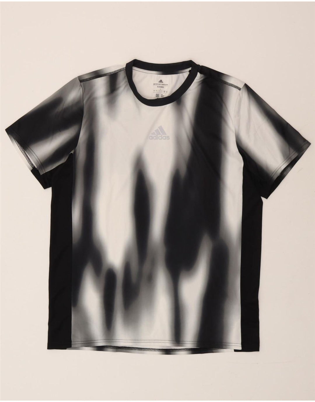Tricou pentru bărbați Adidas Top mare negru Tie Dye Poliester